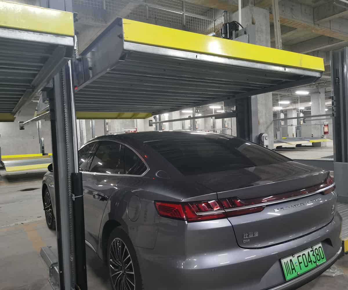 岷縣二層簡易式機械式停車庫過驗收