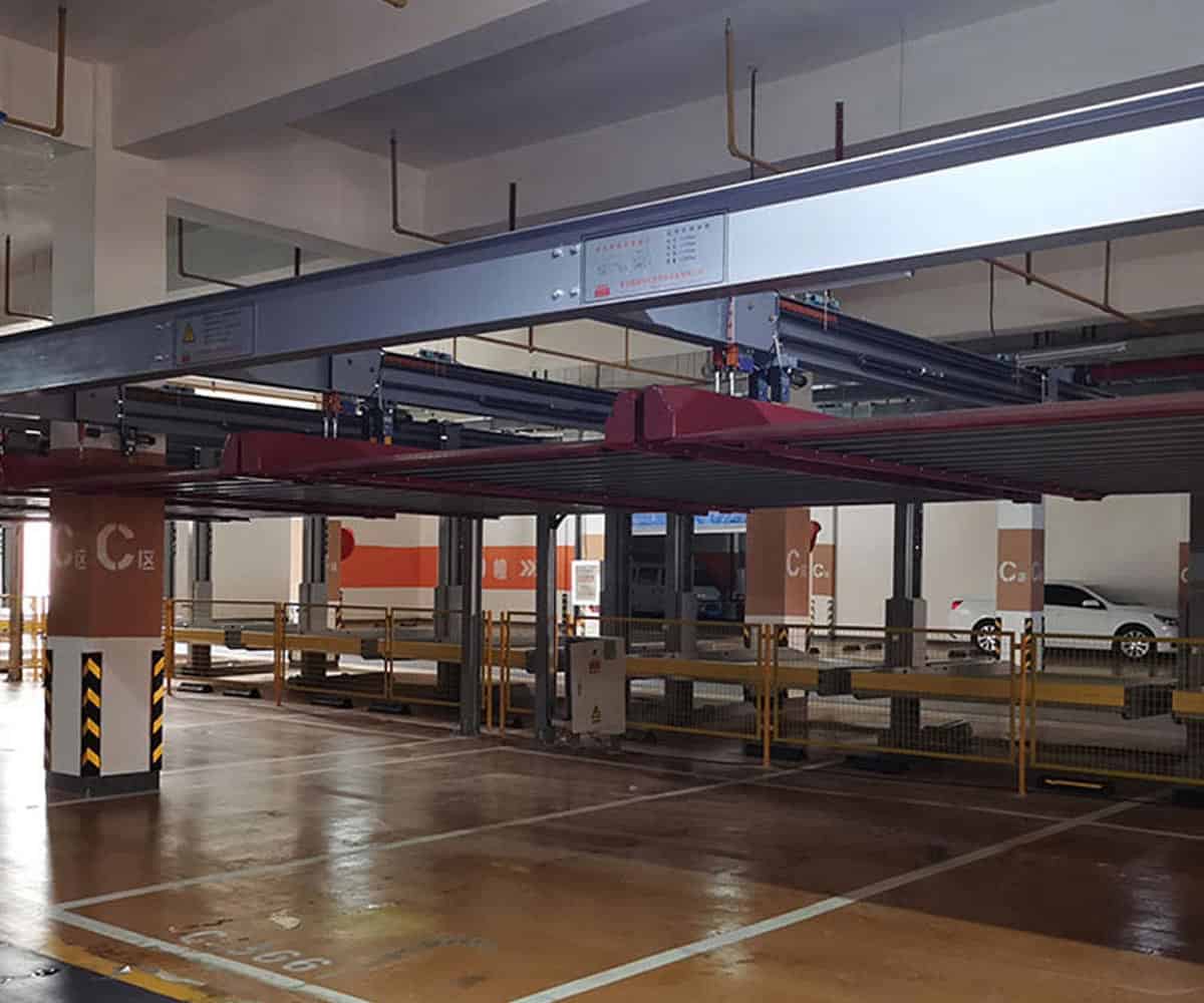 和政2層簡易升降停車立體車庫回收
