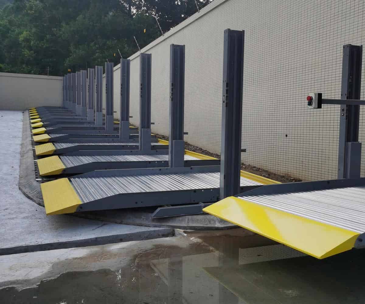陜西兩層升降橫移機(jī)械車位租賃