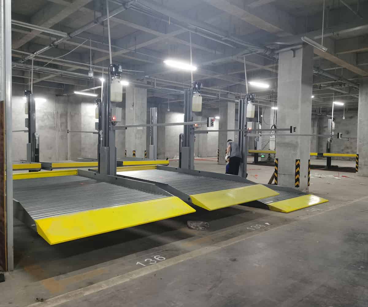 合水2層升降式立體停車設(shè)備租用