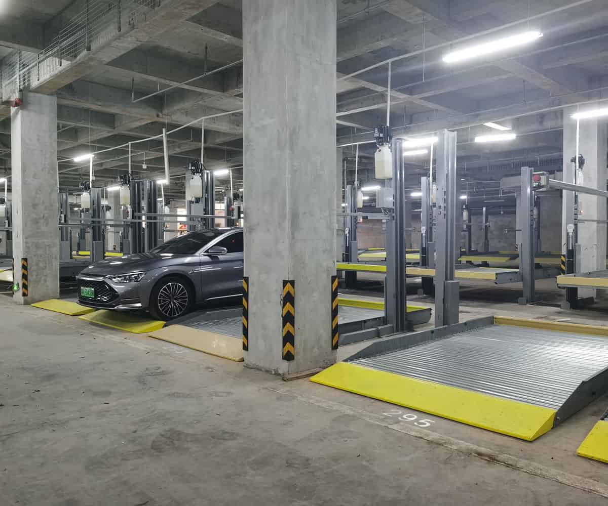 PSH五層升降橫移類(lèi)停車(chē)設(shè)備（負(fù)一正四地坑式）技術(shù)參數(shù)
