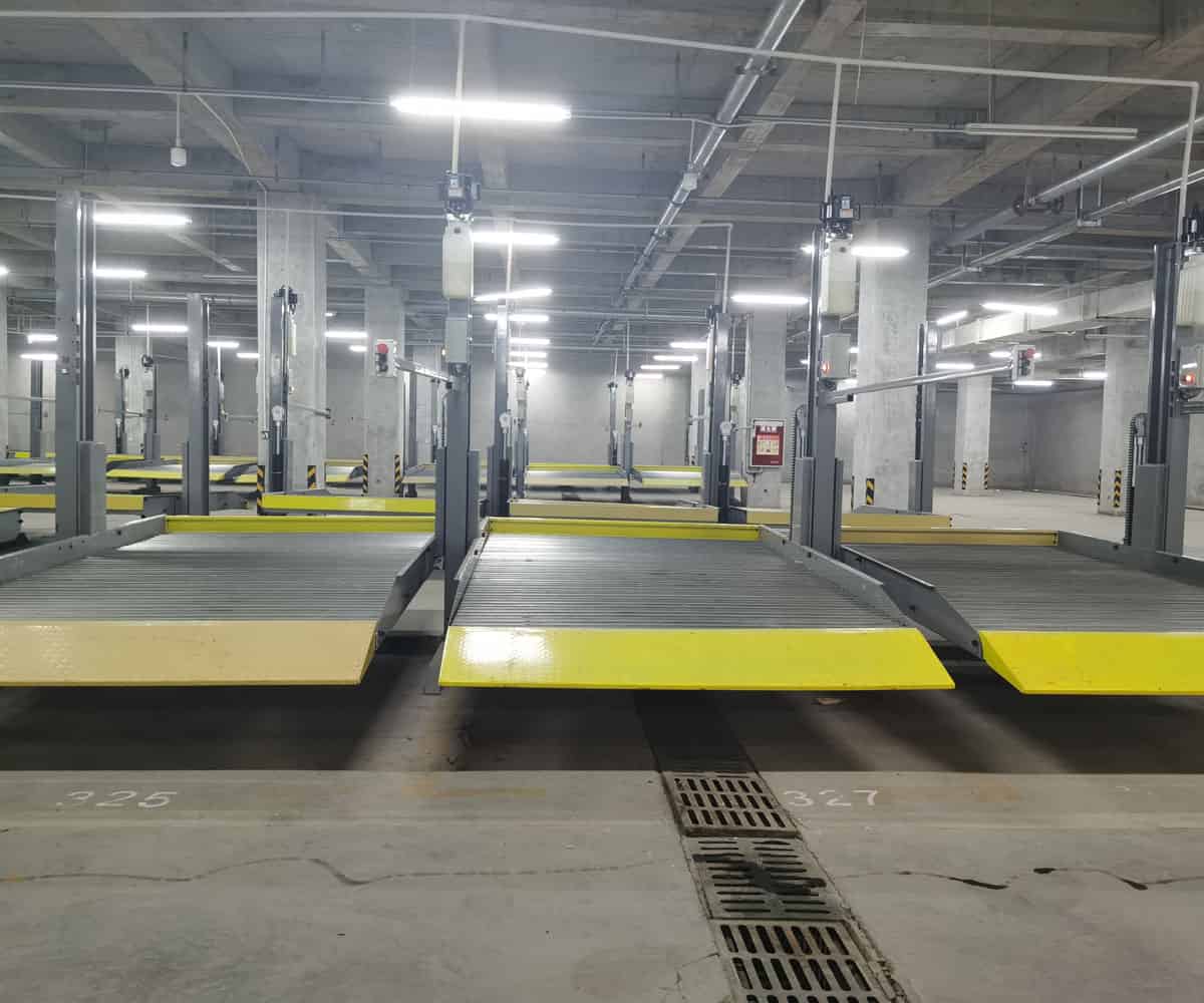 渭源小區(qū)兩柱升降式機(jī)械停車設(shè)備