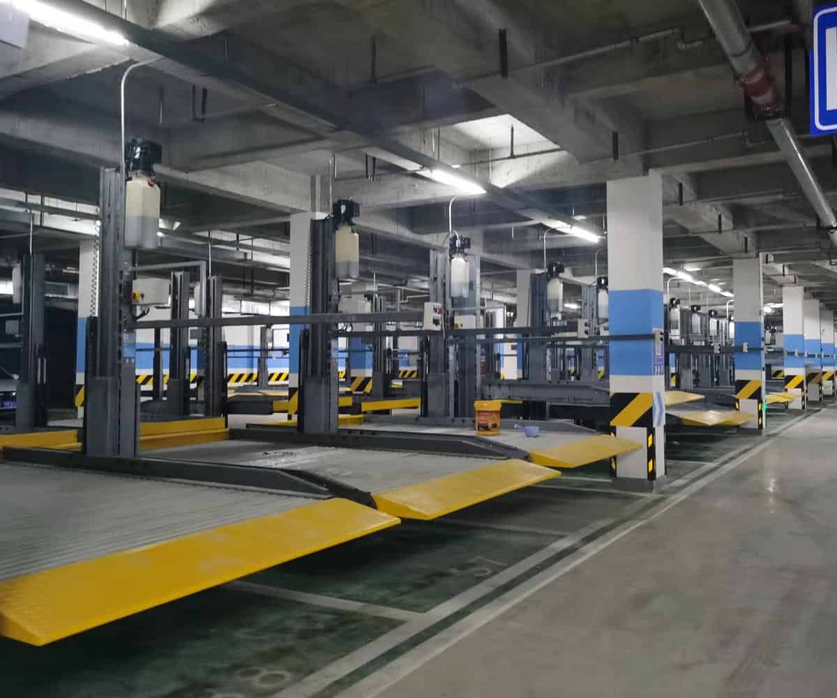 肅南小區(qū)四柱升降式立體車庫