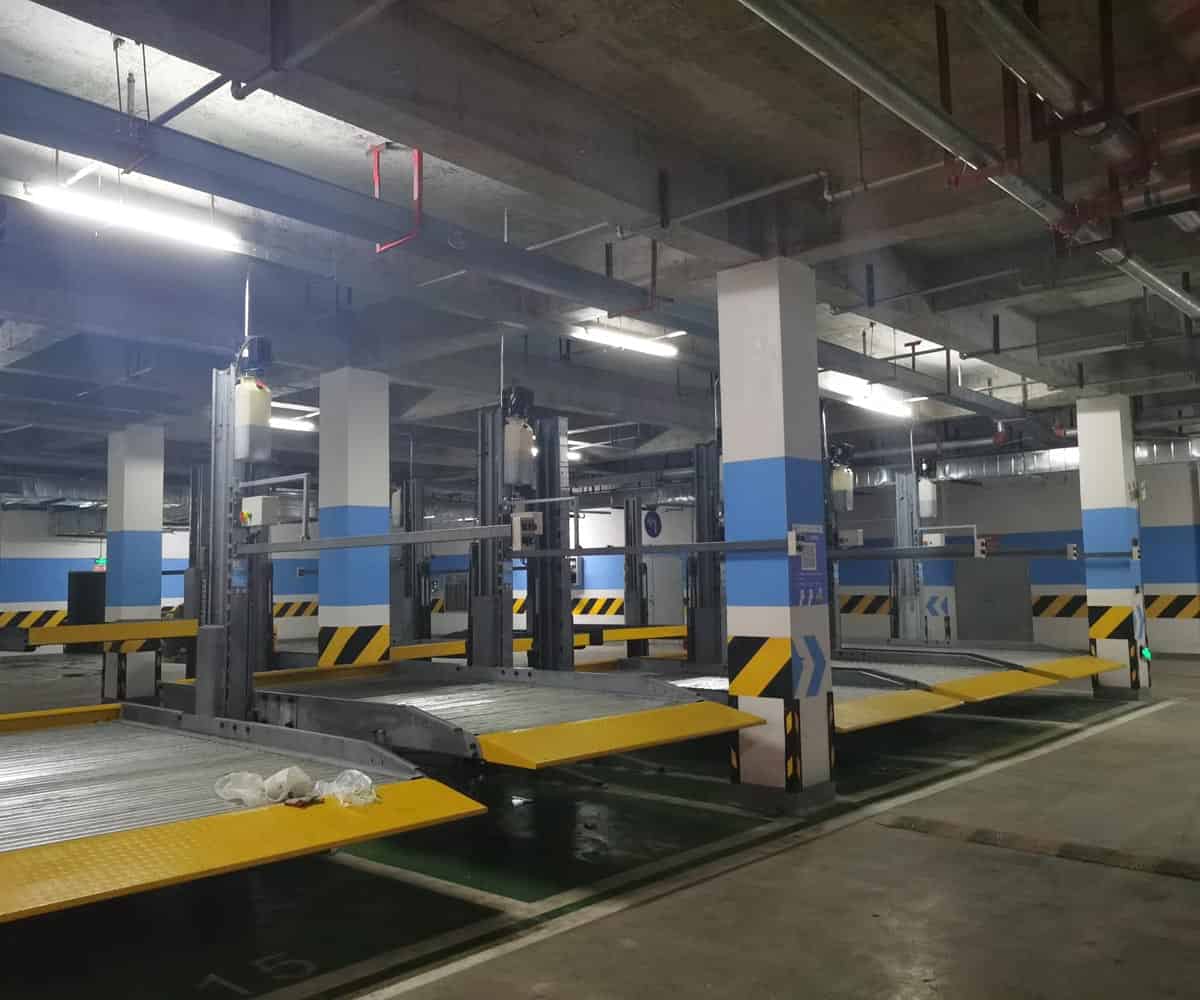 成縣地下室雙柱簡易類機械車位