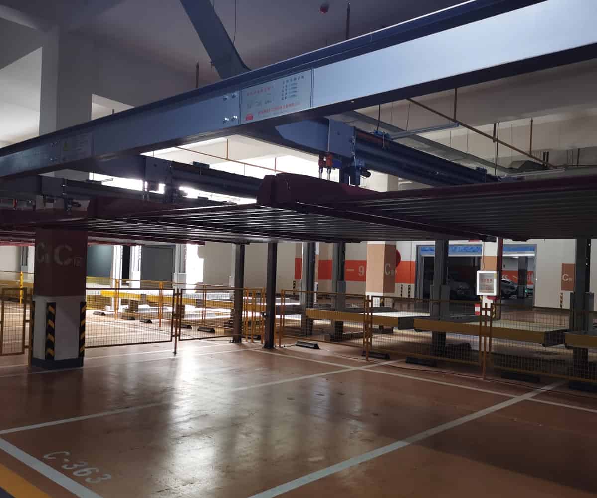 古浪小區(qū)雙層簡易式立體停車場設(shè)備