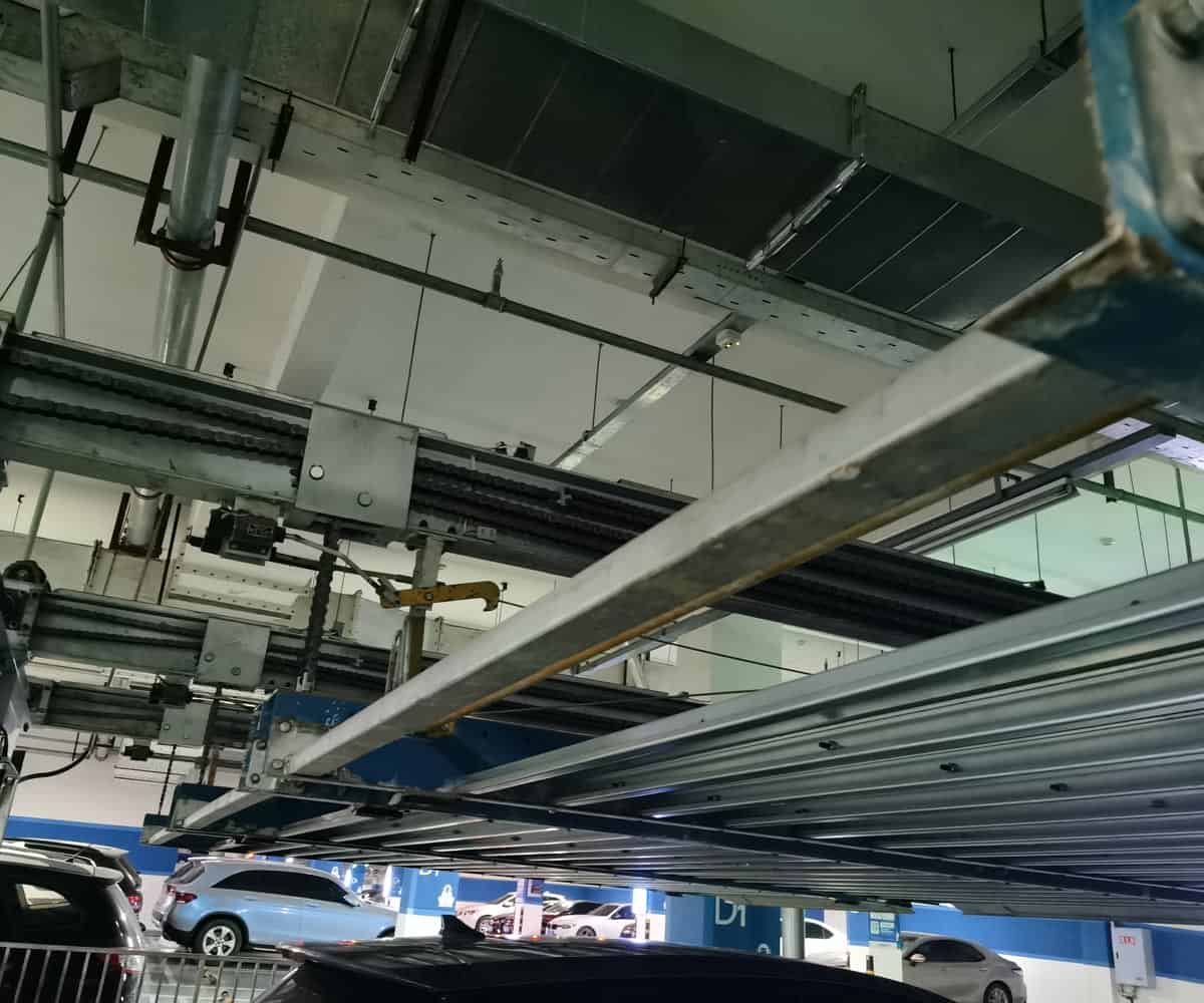 武威PSH2二層升降橫移機械式立體車庫設備