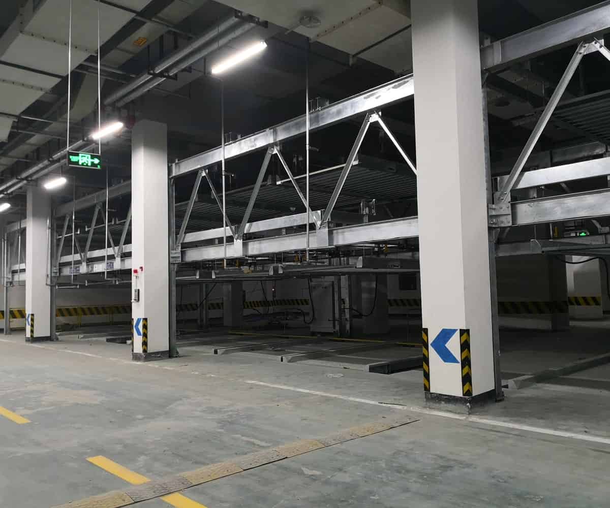 古藺單列PSH2二層升降橫移機械式立體車庫設備